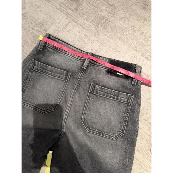 Mother Superior High-Waisted Cargo Jeans The Private Zip Pocket Ankle sz 25 - Picture 6 of 7